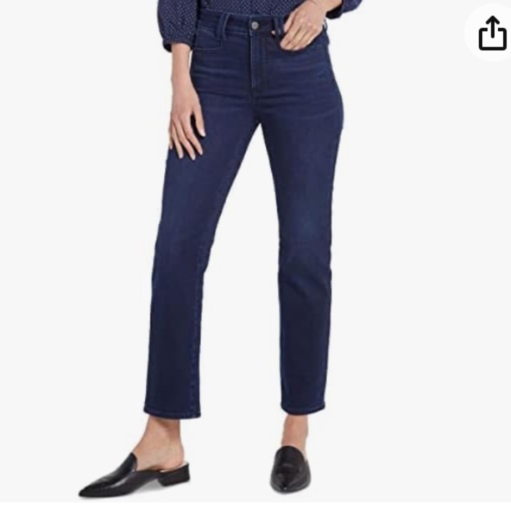 NYDJ Thighshaper Straight Capri Jeans in Rapture Size 16 33
